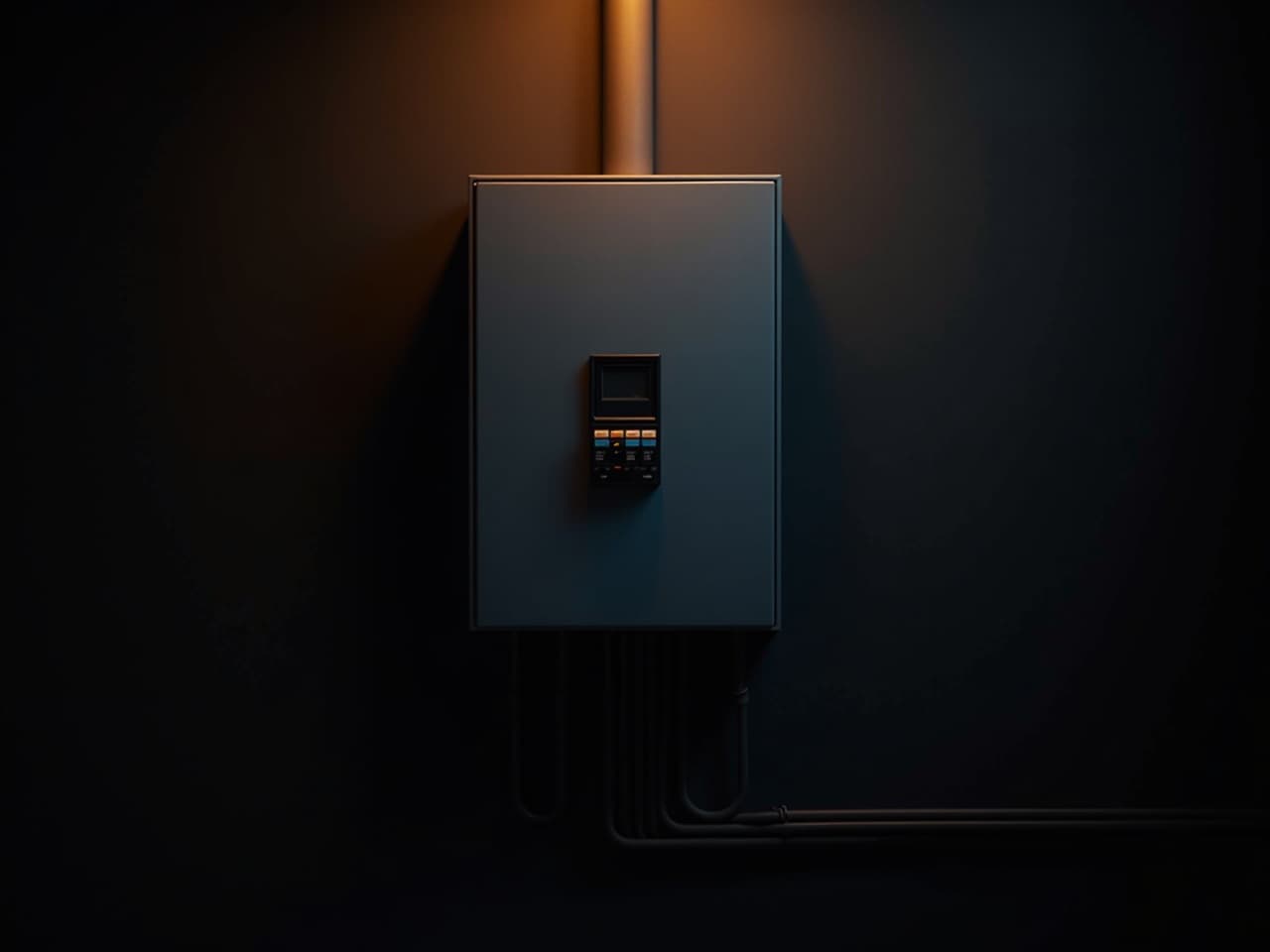 Distribution board upgrade — old rewirable fuse board replaced with a modern consumer unit